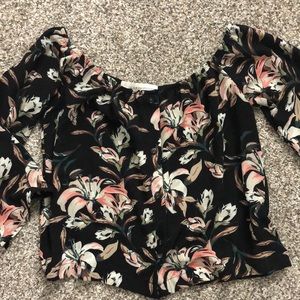 Stillwater Floral Off Shoulder Top